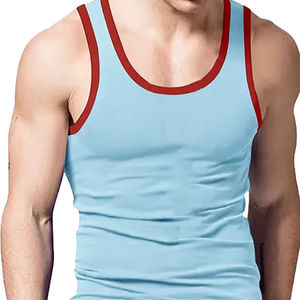 เสื้อกล้ามออกกำลังกายระบายอากาศได้ดีเป็นมิตรกับสิ่งแวดล้อมของผู้ชายเสื้อกีฬาวิ่งออกกำลังกายจากผู้ผลิต BD ออกแบบได้ตามต้องการ - Product Image 1