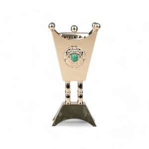 Nhà máy cung cấp trực tiếp kim loại bakhoor Burner Arabic Oud vòng hình dạng than Burner đẹp Crafted bởi Kraft thế giới từ Ấn Độ - Product Image 6