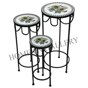 Offre spéciale Table basse de jardin moderne, luxueuse, industrielle, en métal et fer, pour l'extérieur, à bas prix, originaire d'Inde - Product Image 5