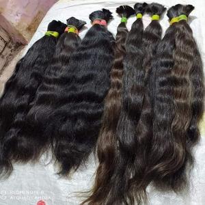 Extensiones de cabello humano crudo sin procesar del templo Virgen del sur de la India, cierre de cabello liso sedoso rizado profundo italiano, Color resaltado - Product Image 6