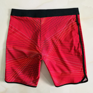 Maillot de bain en coton et polyester, logo privé, short de bain extensible dans les 4 sens, short de plage personnalisé à séchage rapide pour homme - Product Image 6