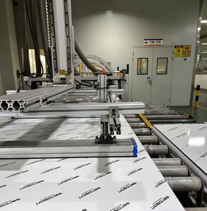 Wq 48ft 12202440mm độ bóng cao Trắng 3mm Acrylic phải đối mặt với E0 lớp MDF Hội Đồng Quản trị thiết kế hiện đại phong cách Đồ nội thất nhà E1 formaldehyde - Product Image 6