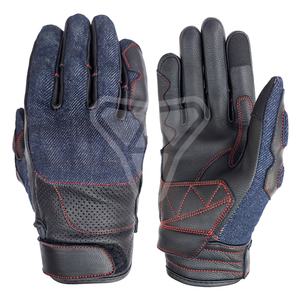Gants courts en cuir haute durabilité pour femmes, coupe confortable pour équipement de moto - Product Image 1