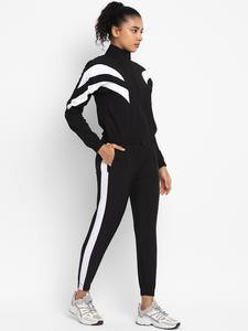 Conjunto Deportivo de Dos Piezas Reversible de Alta Elasticidad para Mujer, Cuello en V, Largo Completo, Estilo Hip Hop, de Forro Polar, 100% Algodón Transpirable - Product Image 5