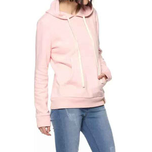 เสื้อฮู้ดและชุดวอร์มสำหรับผู้หญิงสำหรับฤดูหนาว พร้อมบริการออกแบบโลโก้ด้านหน้าตามสั่ง (OEM) ผ้าฟลีซกันลม - Product Image 5