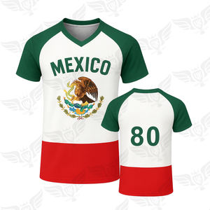 Maillot de football personnalisé Mexique 2026 pour supporters – Sublimation, nom et numéro personnalisés, manches courtes, unisexe - Product Image 5