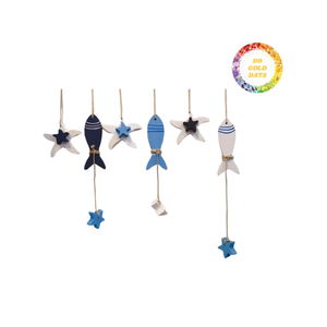 Meilleur Prix Personnalisé En Bois Poisson Souvenir Écologique Fait Main Cadeau Boutique Décor Du Vietnam - Product Image 3