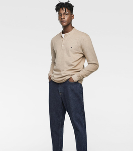 Dernière haute qualité 100% coton hommes pour Polo sweat automne vente chaude col montant avec perle tissu sweats à capuche et - Product Image 6