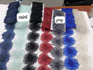 ขอบผ้าลูกไม้ปักหรูหราหรูหราสง่างามสำหรับชุดเจ้าสาวและชุดราตรีสำหรับเสื้อผ้ามีสไตล์ - Product Image 4