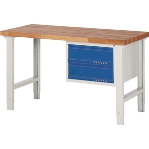 <b>Tool</b> <b>Cabinet</b> Workbench 650 W 1500xD700xH790-1140mm Beech Light Grey/Blue - Product Image 1