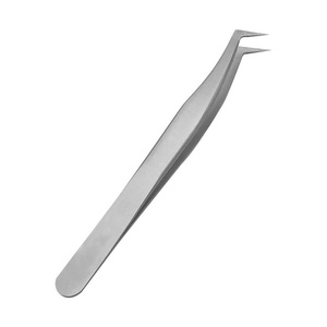 Nouvel applicateur professionnel pour cils en acier inoxydable doré, pince à cils pointue - Product Image 2