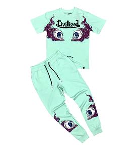 คอลเลคชั่นฤดูร้อน2025กางเกงตัวนอกสไตล์สตรีท2ชิ้นสำหรับผู้ชายดีไซน์ตามสั่งได้100% - Product Image 2