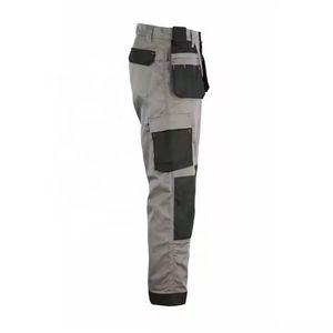 <b>Men's</b> Casual Cotton Cargo Work Trousers <b>Summer</b> Outdoor Multi-Pocket <b>Pants</b> with Anti-Wrinkle Feature - Product Image 3