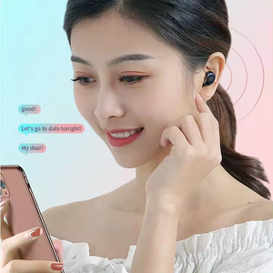 หูฟังบลูทูธ T2 Mini In Ear รุ่น V5.3 กันน้ำ IPX7 สำหรับเล่นกีฬา พร้อมหน้าจอดิจิตอล ควบคุมแบบสัมผัส แบตเตอรี่ 500mAh - Product Image 4