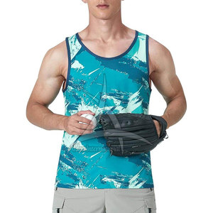<b>Top</b> Slim Fit Casual Men's Gym Tank <b>Top</b> Sleeveless High Quality Breathable Quick Dry 100% Cotton - Product Image 6