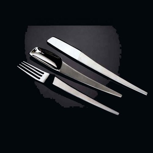 New Look Stainless Steel Silver <b>Flatware</b> <b>Set</b> with Unique Handle Design Royal Look <b>Flatware</b> <b>Set</b> for Restaurant Wedding Home - Product Image 4