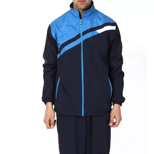 Ensemble de Sport deux pièces à manches longues pour homme, sweat-shirt à fermeture éclair, survêtement de Jogging personnalisé - Product Image 3