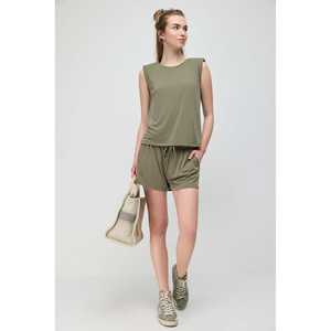 เสื้อยืดแขนกุดมีแผ่นรองไหล่ - Product Image 2