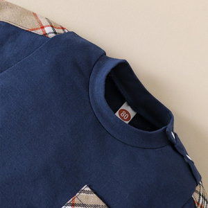 ชุดรอมเปอร์สำหรับฤดูหนาวใส่ได้ทั้งชายและหญิงชุดรอมเปอร์ลายสก็อตมีกระเป๋าปิดซิปแบบลำลอง - Product Image 5