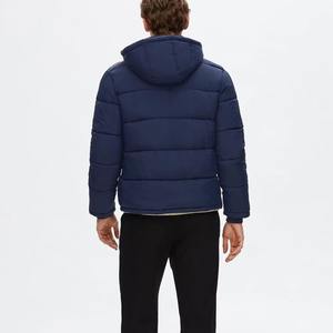 Veste à isolation thermique High Street en toile à capuche imperméable en coton avec logo sur le devant pour les sports de plein air et les voyages - Product Image 2