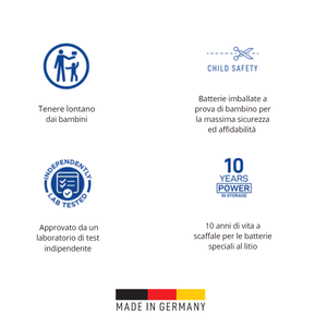 Varta CR123A batteria cilindrica al litio Blister Pack 1 pz primario - Product Image 3