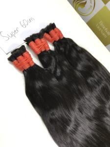 Meilleur prix pour 60cm vierge vietnamienne Remy Super Double 100% pur brut non transformé Extensions de cheveux humains en vrac vagues profondes - Product Image 2