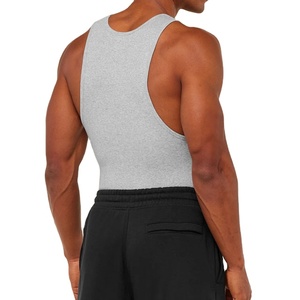 Débardeur de sport et yoga personnalisé en tissu 90 % Spandex 10 % Nylon de haute qualité, coupe ajustée pour musculation et bodybuilding - Product Image 3
