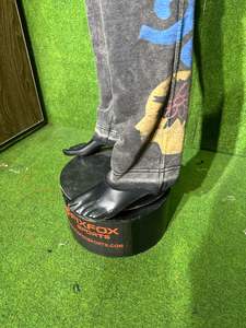 Vente en gros Pantalons pour hommes délavés à l'acide de haute qualité avec impression personnalisée du logo - Product Image 5