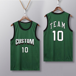 Camiseta de baloncesto personalizada para hombre, camiseta de malla Retro de secado rápido Vintage, conjunto de sarga de aparejos con ropa de baloncesto Retro transpirable - Product Image 4