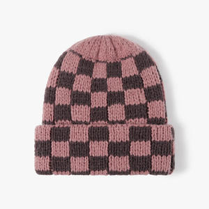 2025 gorros de invierno de punto para hombres y mujeres, gorro de invierno de punto liso, gorro holgado, gorro de punto con diseño personalizado - Product Image 6