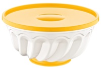 AFOSSA Moule de préparation de pâtisserie et de gâteaux écologique, jetable, durable, antiadhésif, résistant à la chaleur, 4 pièces, 20x20x10 CM avec couvercle