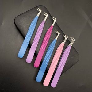 มืออาชีพขนตาแหนบ 90 องศาSlim Bootสแตนเลสญี่ปุ่นคุณภาพสูงมือทดสอบขนตาต่อขนตาแหนบ - Product Image 2