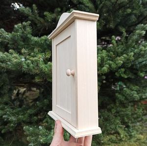 Lassic-Soporte de madera para llaves, gabinete para entrada de oficina, hoteles y Casa, caja de llaves montada en interior, ganchos para armario con cantidad a granel - Product Image 6