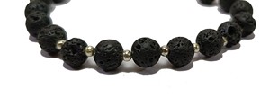 High Quality <b>Bracelet</b> Lava <b>Beads</b> <b>Bracelet</b> Crystal Gemstone Healing Fashion Jewelry <b>Men</b> and Women Gift Energy Meditation - Product Image 2
