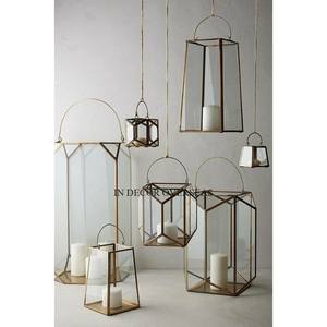 โคมไฟตกแต่งงานแต่งงานทำจากอลูมิเนียมเคลือบทองเกรดสูง - Product Image 3