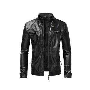 แจ็กเก็ตหนังผู้ชาย2025ฤดูหนาวแจ็กเก็ตหนังสไตล์ไม่เหมือนใคร - Product Image 1