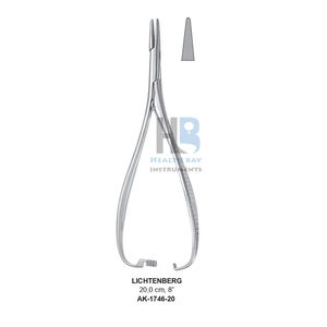 Portaagujas Mathieu Instrumento quirúrgico de precisión con mango de bloqueo para suturar en procedimientos quirúrgicos y médicos dentales - Product Image 5