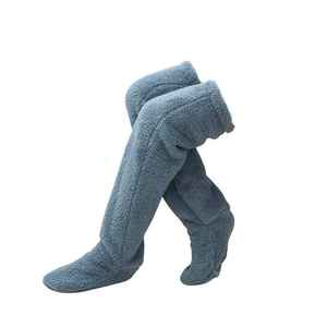 Soft <b>Fluffy</b> Autumn Men's Dress Socks Warm Cozy Fleece Home Socks Sweat-Absorbent Hand Drawn Design High Quality - Product Image 4