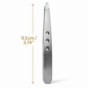 Pinzas Profesionales de Acero Inoxidable de Primera Calidad con Punta Inclinada para Cejas, Duraderas, Ligeras y Precisas para Depilación - Product Image 5