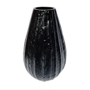 Florero de Metal de aluminio ovalado Delgado, decoración del hogar, maceta de Metal de aluminio decorativa de lujo para bodas, maceta de moda - Product Image 2