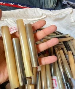Meilleur prix d'usine de qualité rouleau de corne de buffle fait à la main de haute qualité buffle naturel, boeuf, poignée de rouleau de corne d'Inde - Product Image 4
