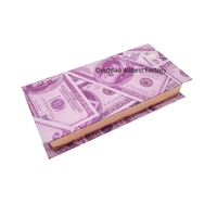 Boîtes à cils magnétiques rectangulaires personnalisées en vison, design dollar, pour vente en gros, avec logo OEM