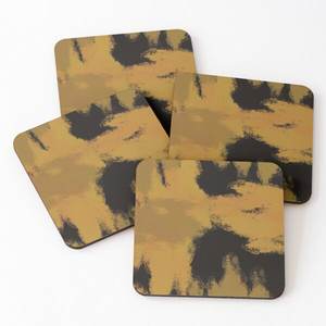 2024 fait à la main durable naturel 523 bois de manguier/bois d'acacia sur imprimé thé servant sous-verres 4 pièces ensemble maison et cuisine - Product Image 4