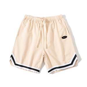 Personalizado verano 2026 nuevos pantalones cortos deportivos transpirables a rayas brillantes elegantes pantalones cortos de baloncesto para correr para hombre - Product Image 1