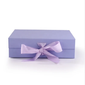 Wholesale <b>Foldable</b> Foil Gift <b>Box</b> UV Advantage Reusable Flat Shipping Folding <b>Box</b> Embossing Ribbon Made Recycled Materials - Product Image 6