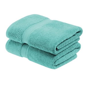 2022 vente en gros de haute qualité personnalisé épais coton serviettes couleur unie à séchage rapide écologique brodé pas cher prix Offre Spéciale - Product Image 4