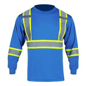 เสื้อโปโลแขนสั้นสะท้อนแสง ระบายอากาศได้ดี สำหรับงานโรงงาน เสื้อผ้าเซฟตี้สำหรับคนงาน - Product Image 5