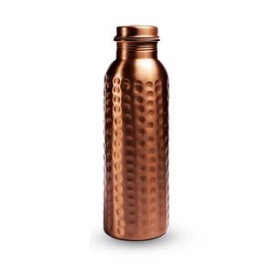 Botella de agua de cobre puro ecológica hecha a mano, el mejor diseño a prueba de fugas, sin BPA para la salud, muestra gratis y precio barato. - Product Image 4