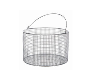 Cesta de almacenamiento de alambre de metal estándar de acero inoxidable con asa Tamaño personalizado Cantidad a granel para almacenamiento en el hogar. - Product Image 4