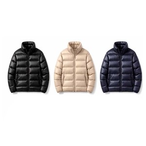 Veste matelassée respirante et écologique de haute qualité pour homme, à fermeture éclair, pour l'hiver, style urbain, service OEM - Product Image 2